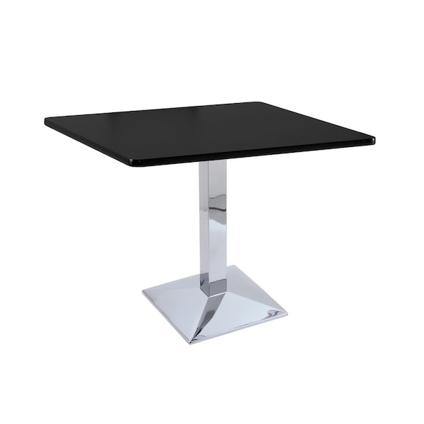 30" 217 Chrome Table, 36" x 36" Square Top
